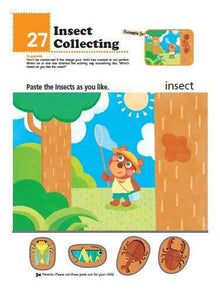 Let's Sticker and Paste! Amazing Animals First Steps Workbook (Paperback) Kids Interactive Activity Book by Kumon Publishing Stationary Art and craft for kids 2yrs+