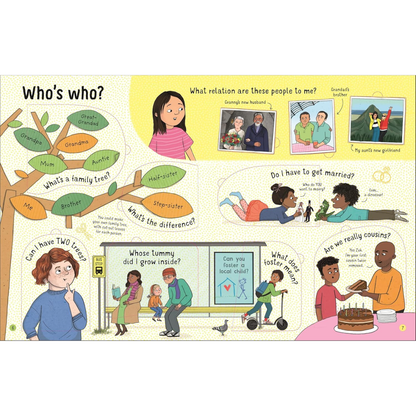 Lift The Flap Questions And Answers About Families (Board Book) by Katie Daynes Kids Activity Book