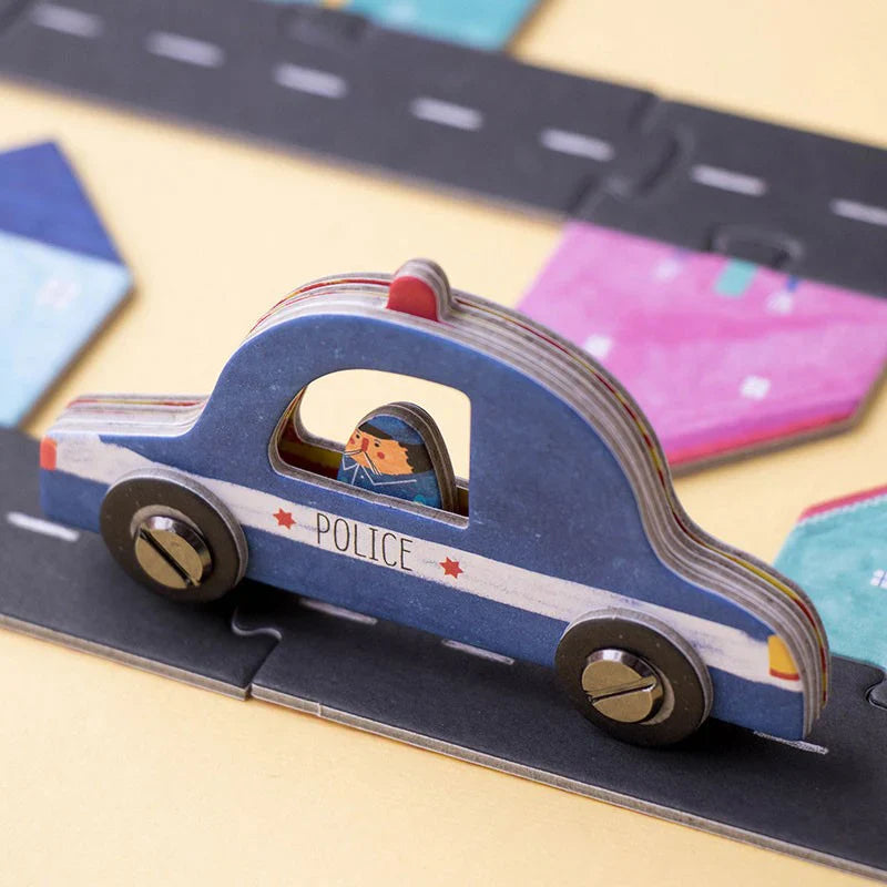 Londji Roads Game track building playset Gifting Idea for 4yrs+