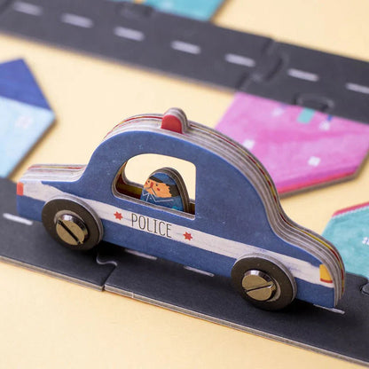 Londji Roads Game track building playset Gifting Idea for 4yrs+