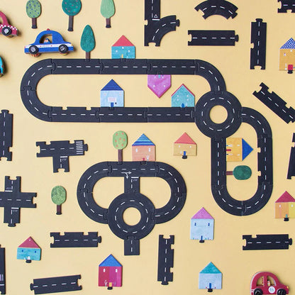 Londji Roads Game track building playset Gifting Idea for 4yrs+