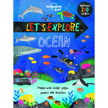 Let's Explore Ocean with 250 Stickers (Paperback) by Lonely Planet Kids Kids Sticker Activity Book Travel Toys