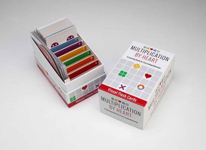 Multiplication By Heart Visual Flash Cards Activity Set Early Math Games for Kids STEM Toys Cognitive Language Best Seller 8yrs+