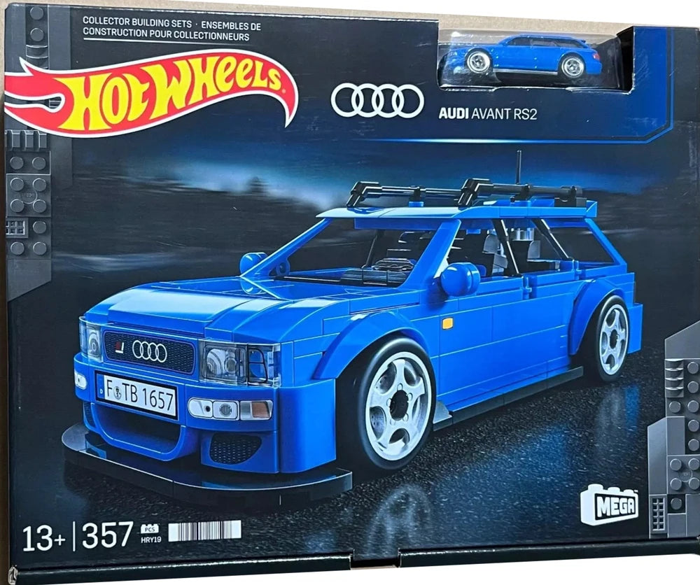 MEGA Hot Wheels Audi Avant RS2 Collector 1:24 Building sets 357 pieces HRY19