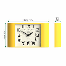 Newgate Metro Wall Clock-Yellow