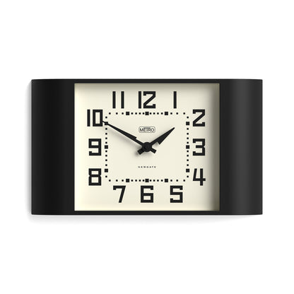 Newgate Metro Wall Clock-Black