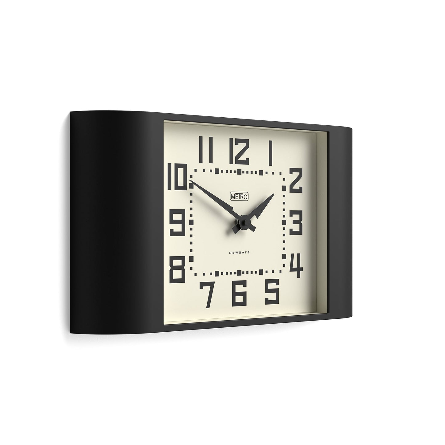 Newgate Metro Wall Clock-Black