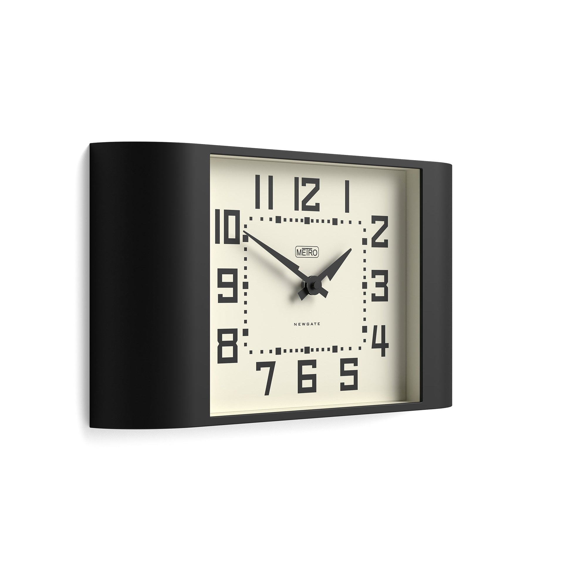 Newgate Metro Wall Clock-Black