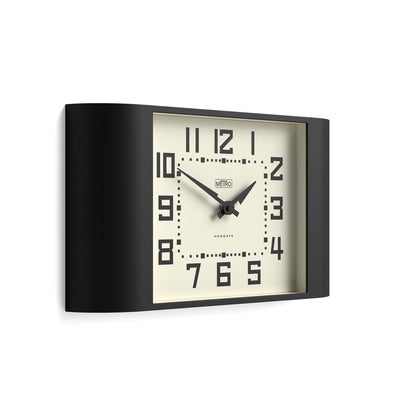 Newgate Metro Wall Clock-Black