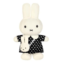 Miffy Plush Black Dot Dress with Miffy Bag 20cm