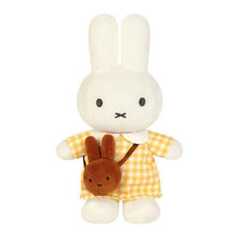 Miffy Plush Yellow Checkered Dress with Melanie Bag 20cm