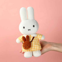 Miffy Plush Yellow Checkered Dress with Melanie Bag 20cm