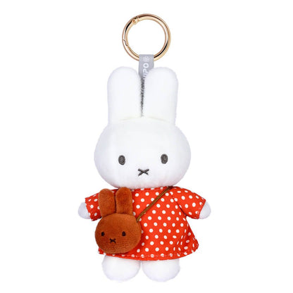 Miffy Red Dot Dress with Melanie Bag Keyring 15cm