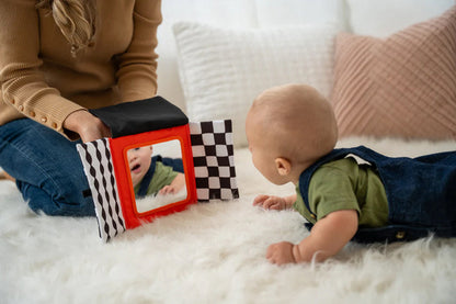 Peek and Go Development Mirror Fabric Book by Wimmer Ferguson Manhattan Baby Toys Baby Gifts Idea 0m+