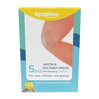 bpositive Water & Bacteria-Proof Dressing 6x7cm 2Pack