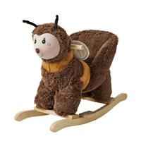 Jiggle & Giggle Soft Plush Toy Rocker Bee