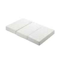 Bedra Bedding Folding Mattress 3-Fold Foldable Foam Mattresses Baby Cot Bed Mat White