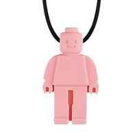 Sensory Safari Sensory Necklace Block Man Pink