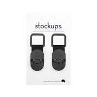 Stockups Non Extendable Fashion Clip Set Black