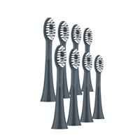 ORDO Sonic Brush Head Charcoal Grey | Stone 8 Pack Bundle