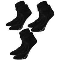 High Heel Jungle Peek Full Grip Pilates/ Yoga Sock Black Bundle