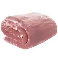 Laura Hill Mink Blanket Queen Double Sided 800GSM Faux Throw Rug 220 x 240cm Pink