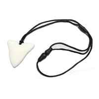 Sensory Safari Sensory Necklace Shark Tooth White