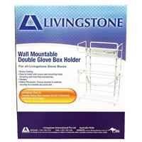 Livingstone Double Gloves Dispenser White 1Piece