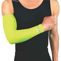 BodyAssist Compression Arm Sleeve Lime MEDIUM (2 PACK) Bundle