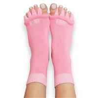 High Heel Jungle The After Party Premium Cotton Toe and Foot Alignment Socks Pink