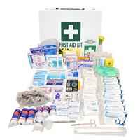 Livingstone Industrial First Aid Kit National Wall Mountable Metal Case Bundle