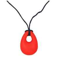 Sensory Safari Sensory Necklace Tear Drop Red
