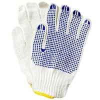 Livingstone Cotton Gloves Seamless Knitted with Dot Palm 12 Pairs/Bag