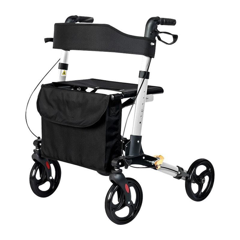Orthonica Folding Rollator Mobility Aid 4 Wheel Walker