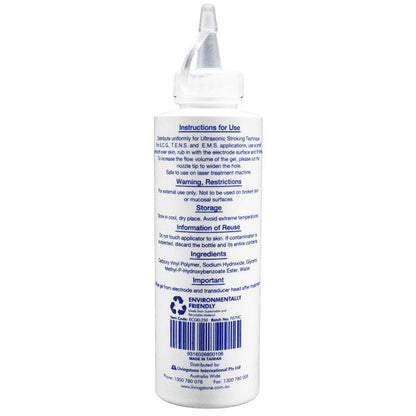 Livingstone Conductive Gel Lubricating Easy Squeeze Bottle 250ml