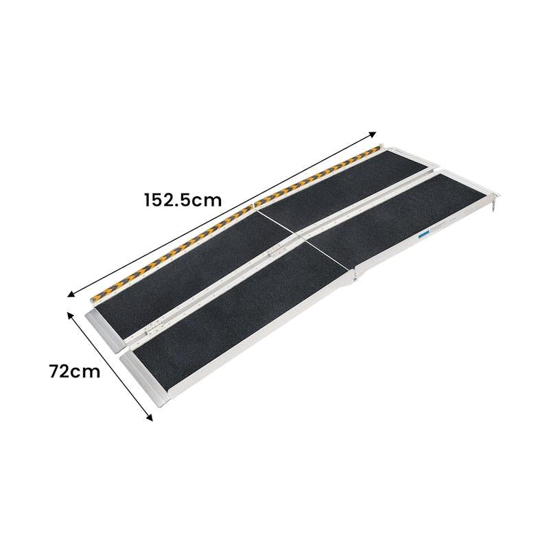 Kartrite Aluminium Portable Wheelchair Ramp High-Grip R03 5 Feet
