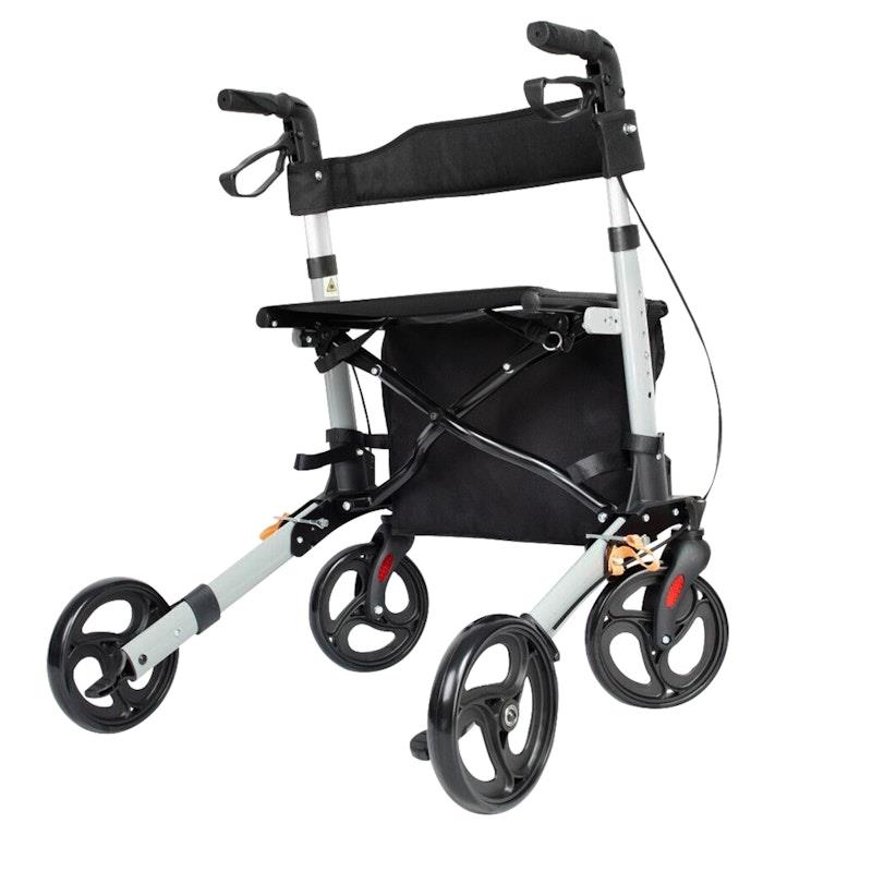 Orthonica Folding Rollator Mobility Aid 4 Wheel Walker