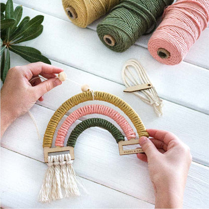 Macrame Rainbow Kit in Gift Box Art and craft for kids 5yrs+