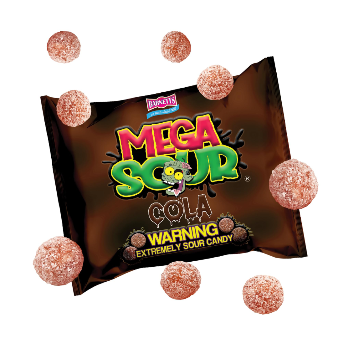 Barnetts Mega Sour Cola Balls 104g
