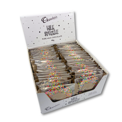 Chocolatier Milk Chocolate Speckle Bulk - 48 pce
