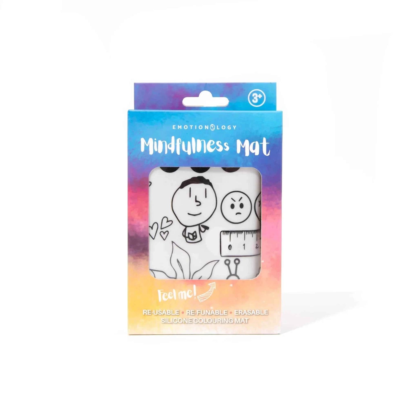 Emotionology Mindfulness Silicone Mat & Markers Art and craft Gift Idea for kids 3yrs+