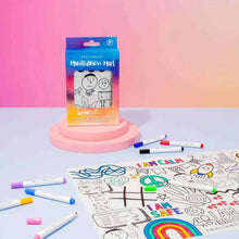 Emotionology Mindfulness Silicone Mat & Markers Art and craft Gift Idea for kids 3yrs+