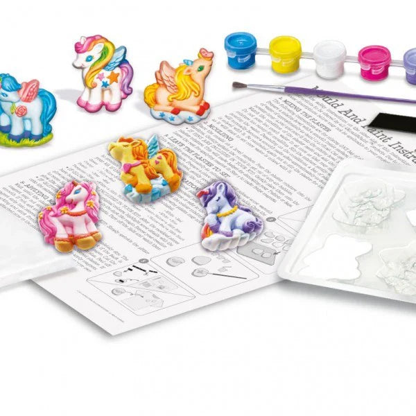 Mould & Paint Unicorn Kit By 4M Unicorn Toys Art and Craft for Fairy Unicorn and Castle Theme 5yrs+