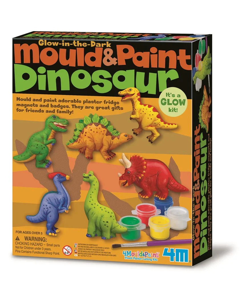 Mould & Paint Dinosaur Kit By 4M Art and Craft Dinosaur and Dragon Theme 5yrs+