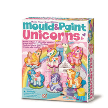 Mould & Paint Unicorn Kit By 4M Unicorn Toys Art and Craft for Fairy Unicorn and Castle Theme 5yrs+