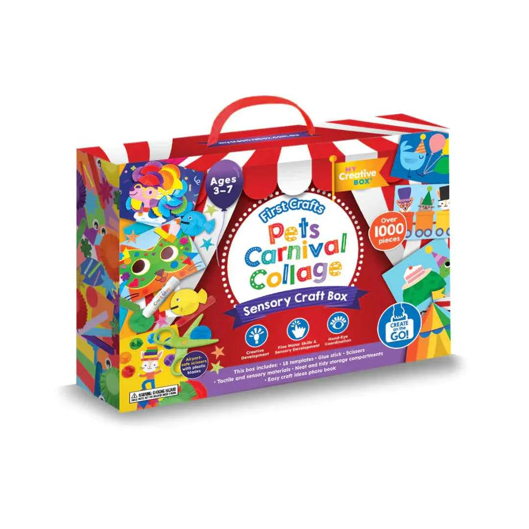 My Creative Box LARGE Pets Carnival Collage Craft Box Art and craft for kids Best Seller Gifting Idea for 3yrs+