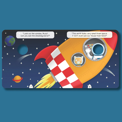 My Adventure to the Moon! (Board Book) by Nick Ackland Space Kids Picture Book