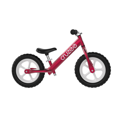 Cruzee Balance Bike RED Kids Toddler Bike Best Seller 18mths-5yrs (Bulky Shipping)
