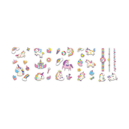 Avenir Unicorn Nail Sticker and Tattoos Makeup Best Seller Unicorn Toys Art and craft for kids Fairy Unicorn and Castle Theme 3yrs+