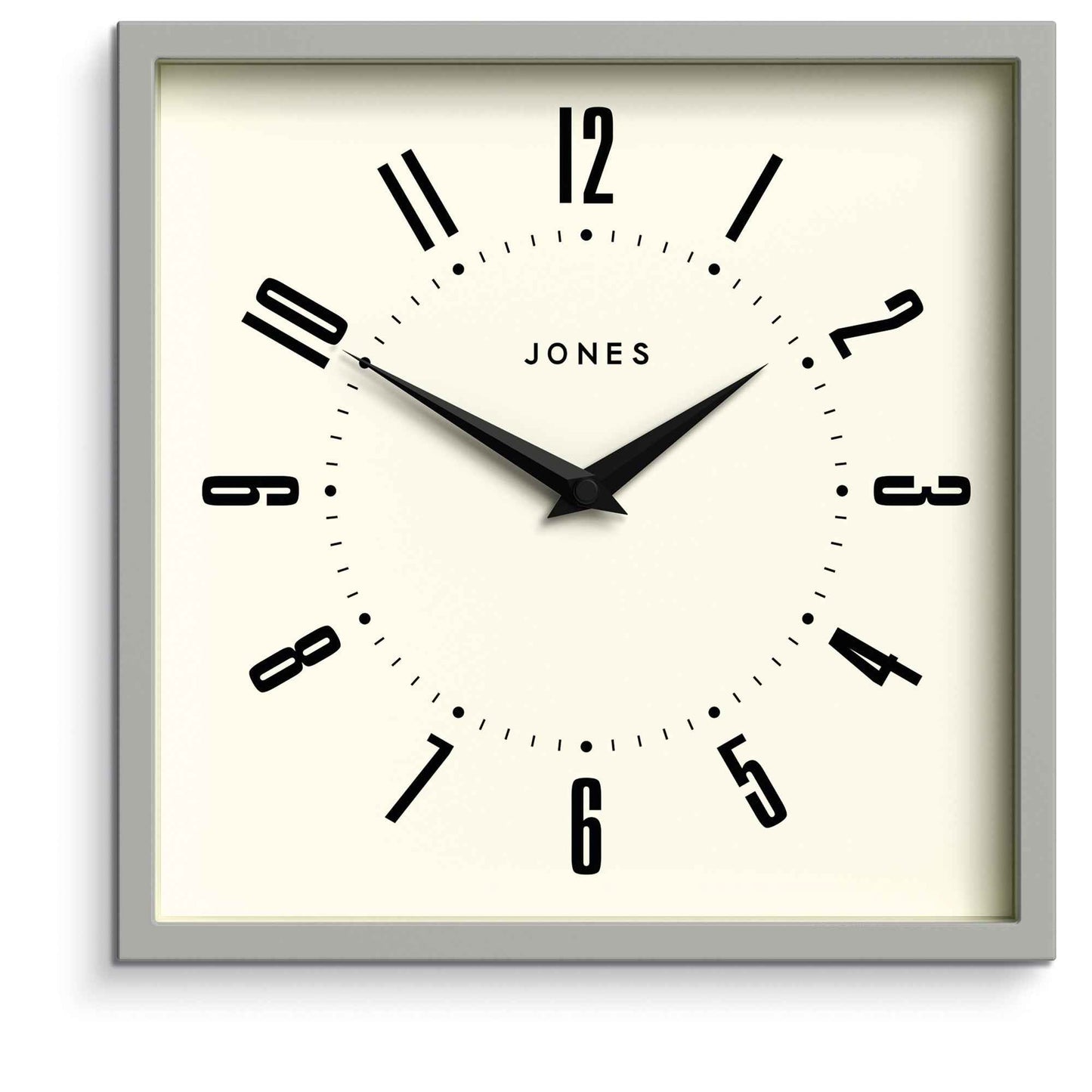 Newgate Jones Box Wall Clock Grey